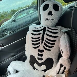 Skeleton pillow